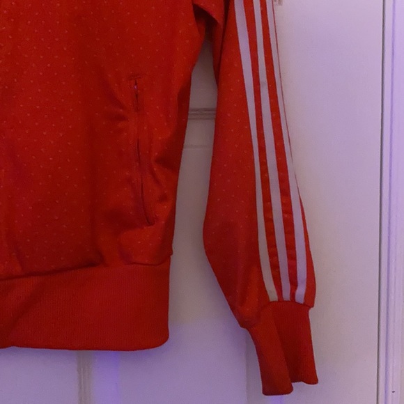 ADIDAS Red Diamond Track Sweater - Picture 4 of 5